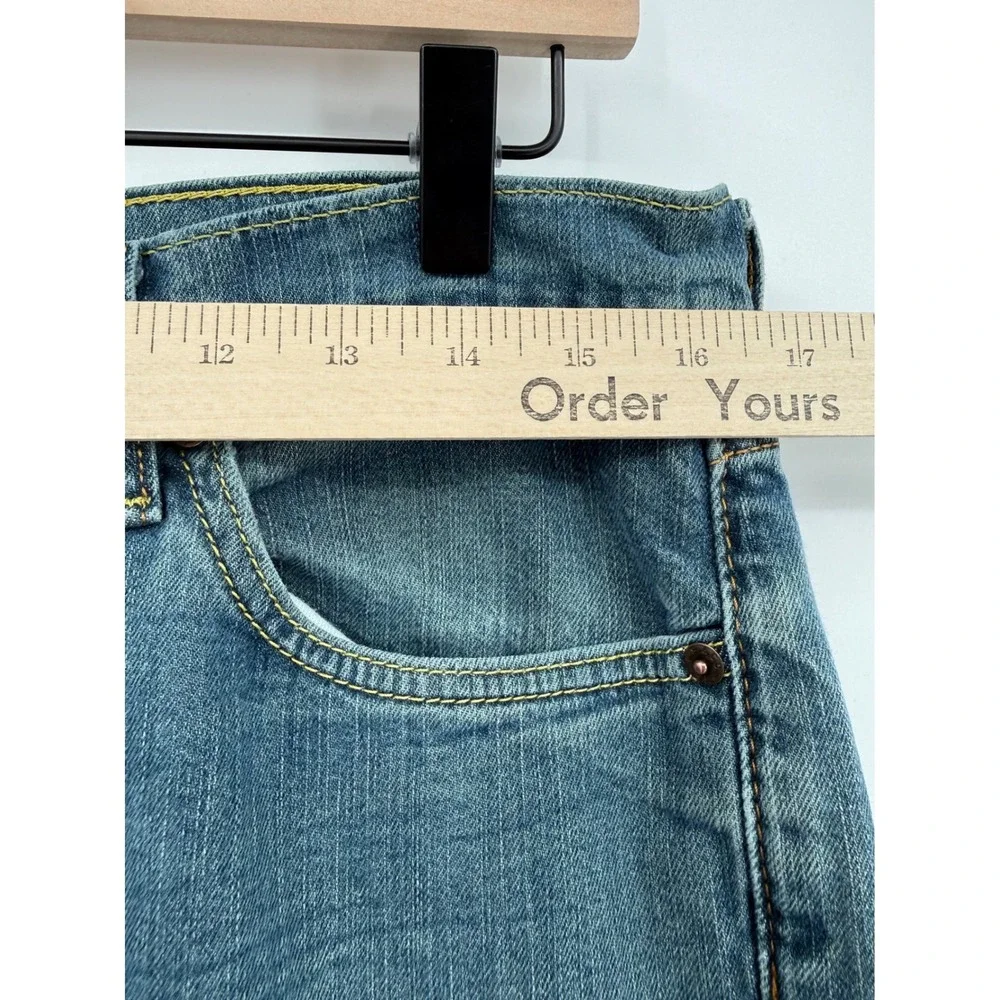 Levis 511 Jeans Men 33x30* Blue Slim Fit Fade Distressed Denim Pants (Tag 33x32)